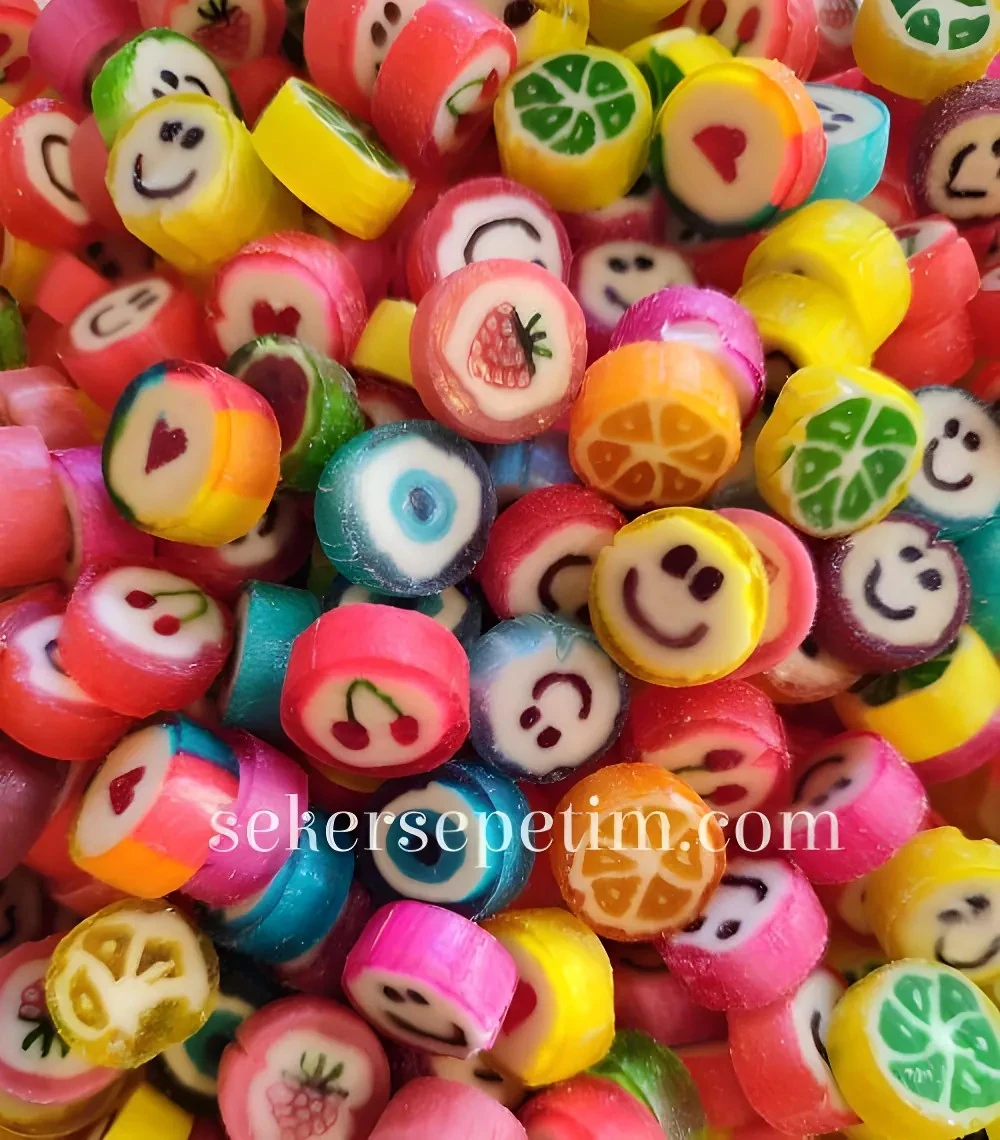 KARIŞIK ÇOK RENKLİ LOLLY TROPİK MEYVE AROMALI 250 GR